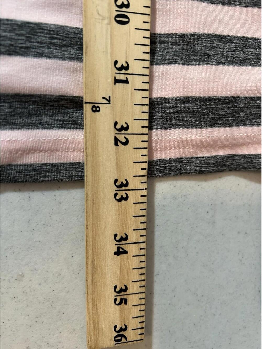 Anderson Ord Polo Mens 3XL Performance Pink Gray Stripe - Picture 6 of 6